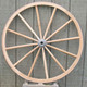 Heavy Wooden Wagon Wheels